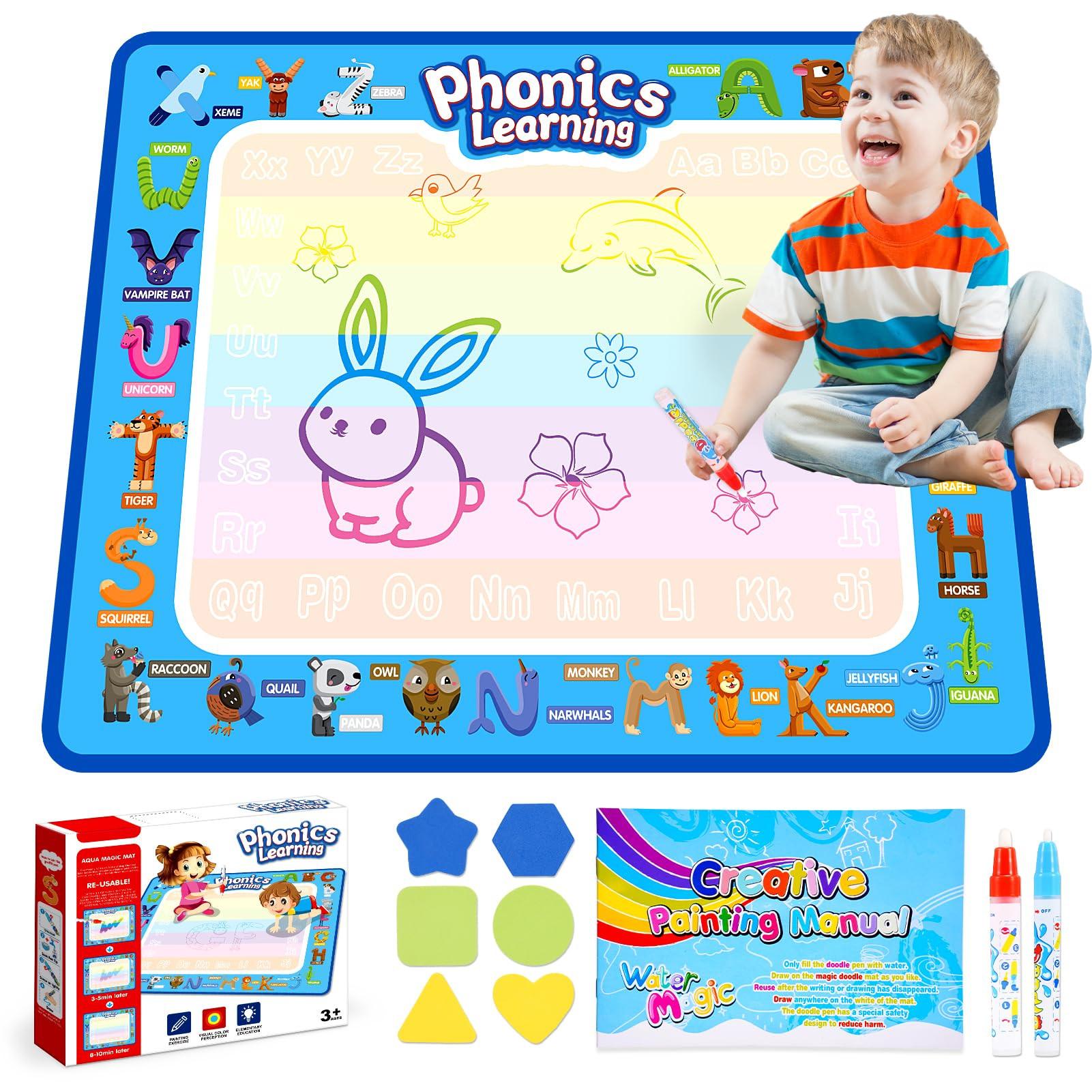 Activity-board  Jouet pour enfants, tapis de coloriage à l'eau tapis de coloriage avec crayon à eau 