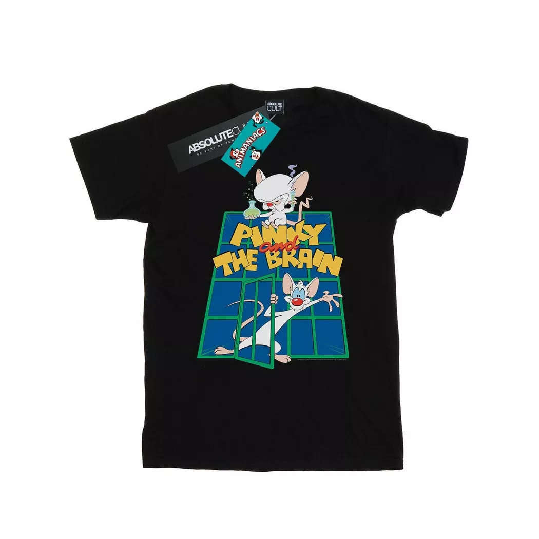 Animaniacs - TShirt, für Damen, Schwarz, Größe XL