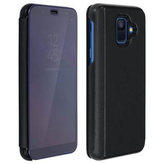 Avizar  Étui folio Miroir Noir Galaxy A6 