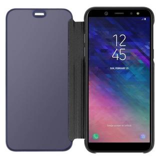 Avizar  Étui folio Miroir Noir Galaxy A6 