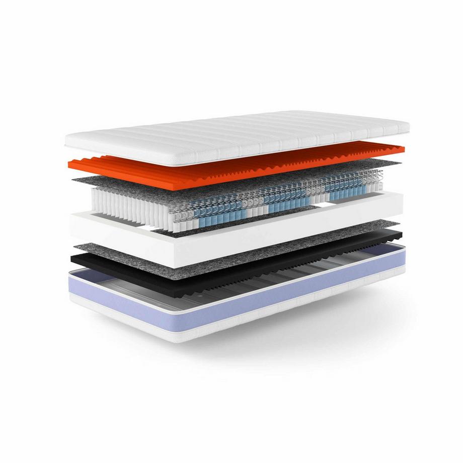 Mara Vital Matratze Vario Balance TFK mit Gel-Effekt-Schaumauflage - Weich - Federkernmatratze  