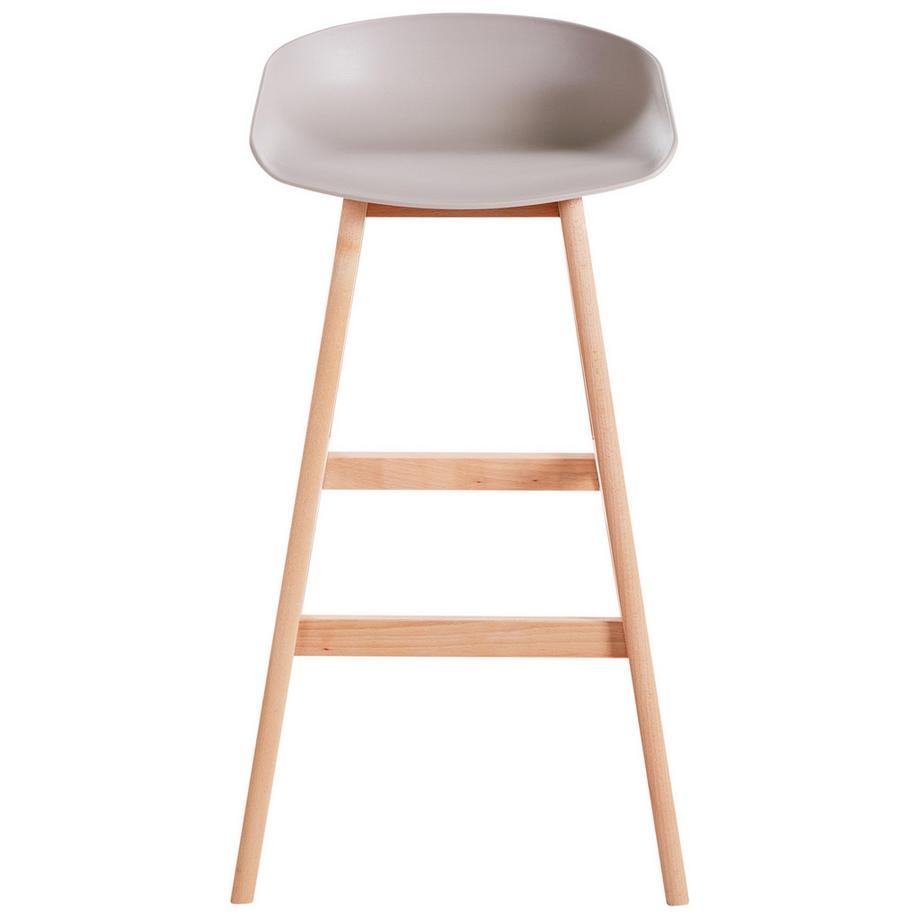 Beliani Set di 2 sedie alte en Polipropilene  MICCO  