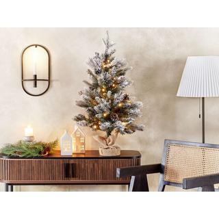 Beliani Albero di Natale pre illuminato en Materiale sintetico MALIGNE  