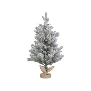 Beliani Sapin de Noël artificiel enneigé en Matière synthétique MALIGNE  