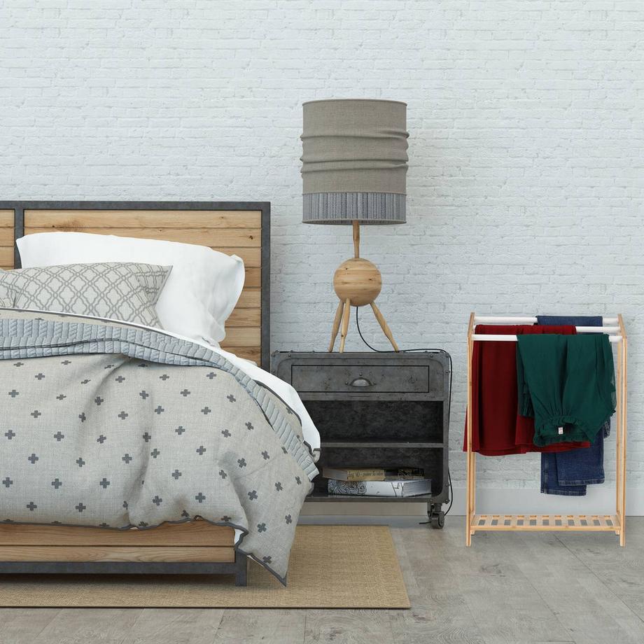 B2X  Handtuchhalter aus Bambus 