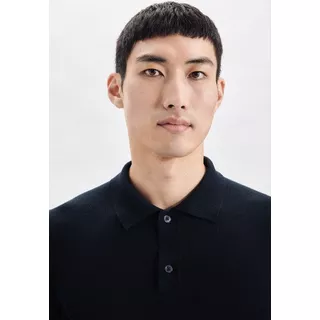 Seidensticker  Polo-Shirt Tailliert (Slim-Fit) Fit Langarm Uni 
