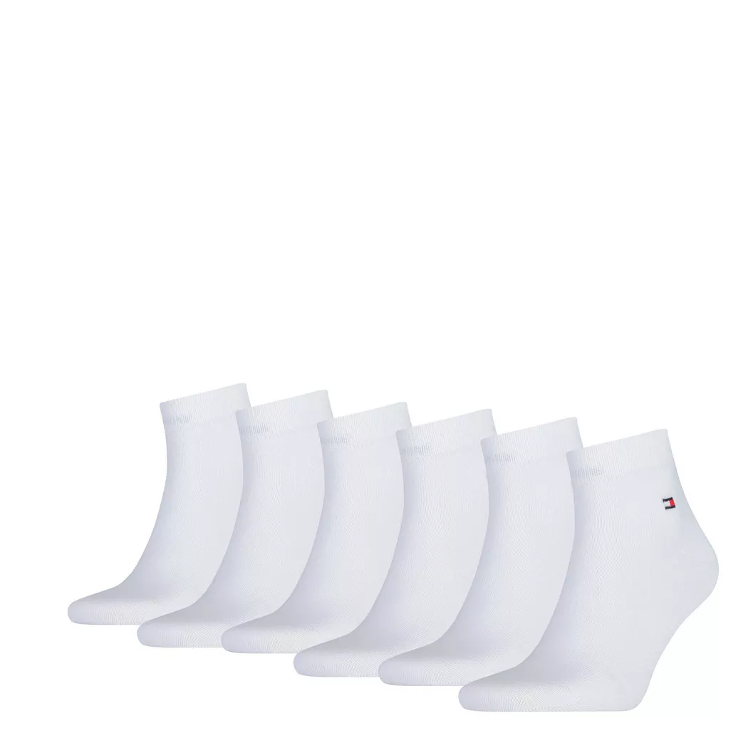 TOMMY HILFIGER Sneaker Socken 6er Pkg. White weiss | 47-49