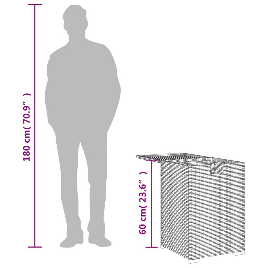 VidaXL Propan-tank-verstecktisch  