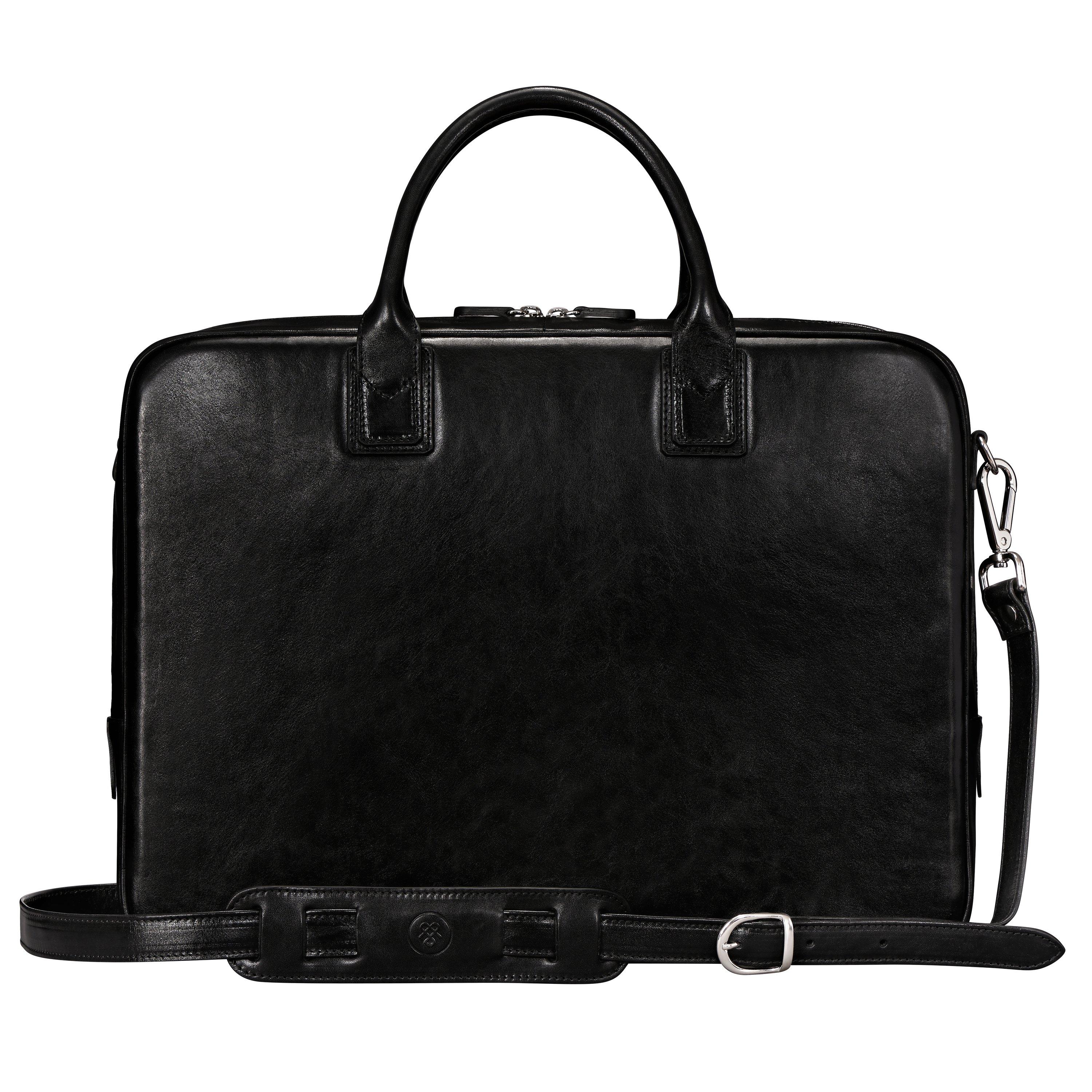 Maxwell Scott  Calvino Large - 17”  Business Laptoptasche 