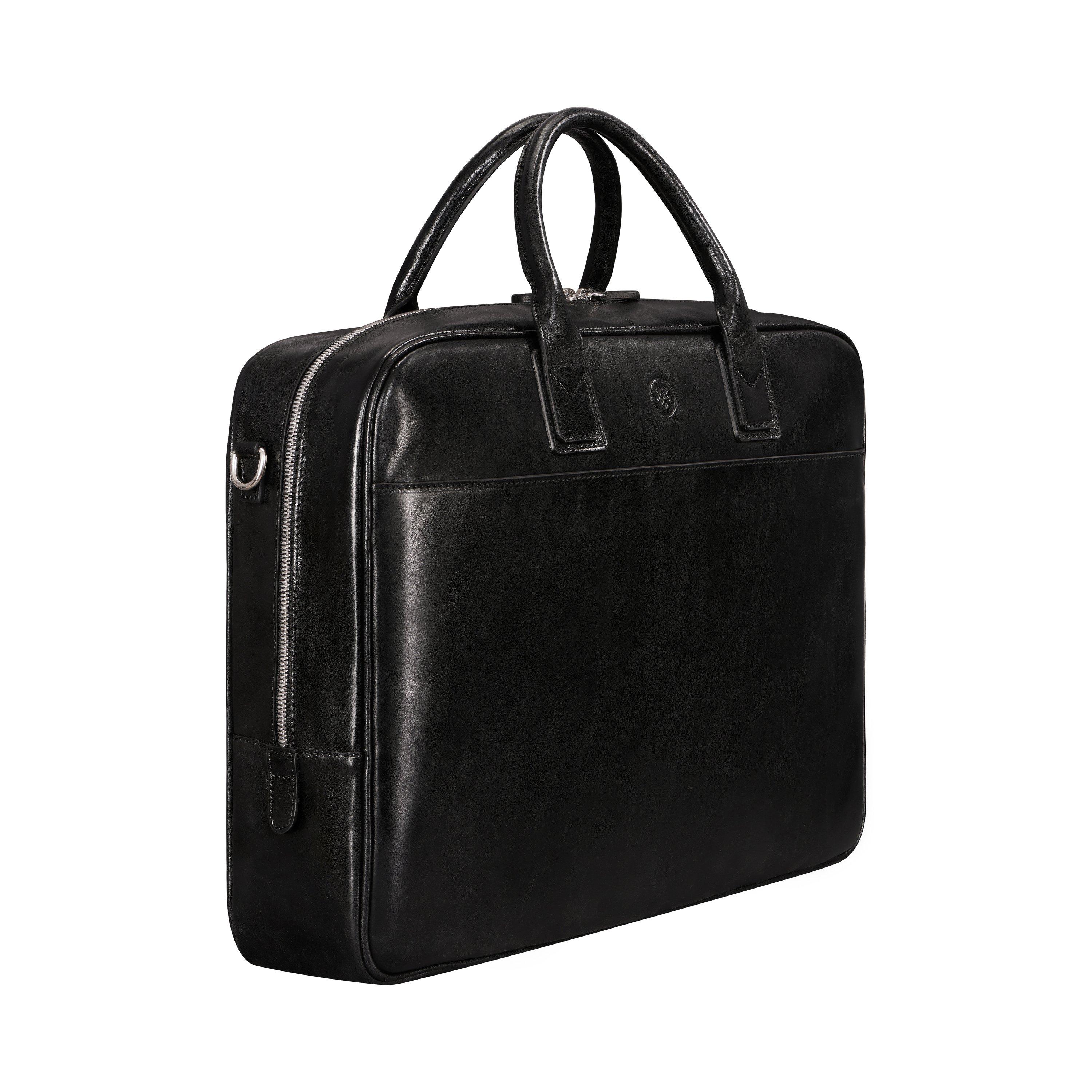 Maxwell Scott  Calvino Large - 17”  Business Laptoptasche 