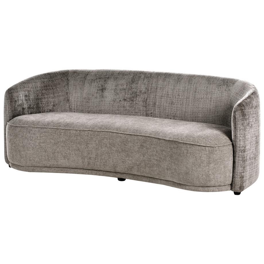 Beliani Canapé 3 places en Tissu  ROSET  