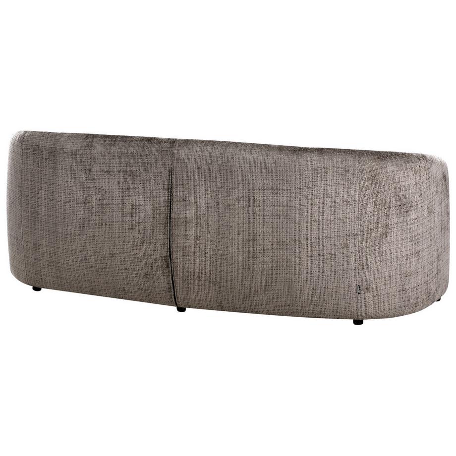 Beliani Canapé 3 places en Tissu  ROSET  