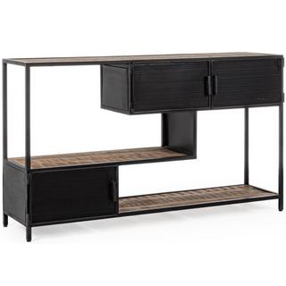 mutoni Console 3 portes 3 tablettes Roderic  