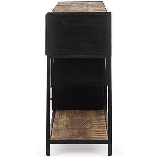 mutoni Console 3 portes 3 tablettes Roderic  