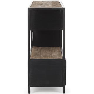 mutoni Console 3 portes 3 tablettes Roderic  