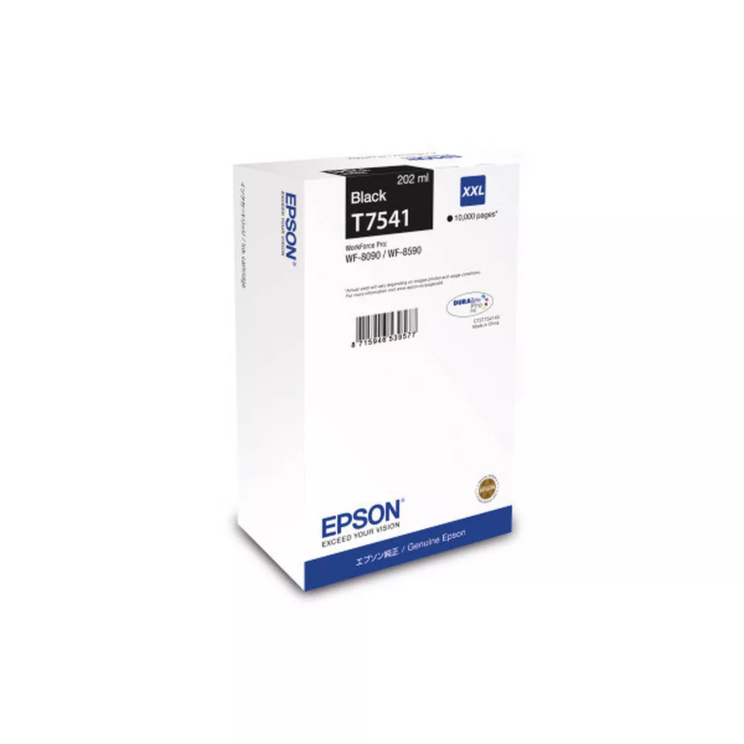 Epson – Tintenpatrone XXL schwarz T754140 WF 8090/8590 10’000 Seiten, One Size