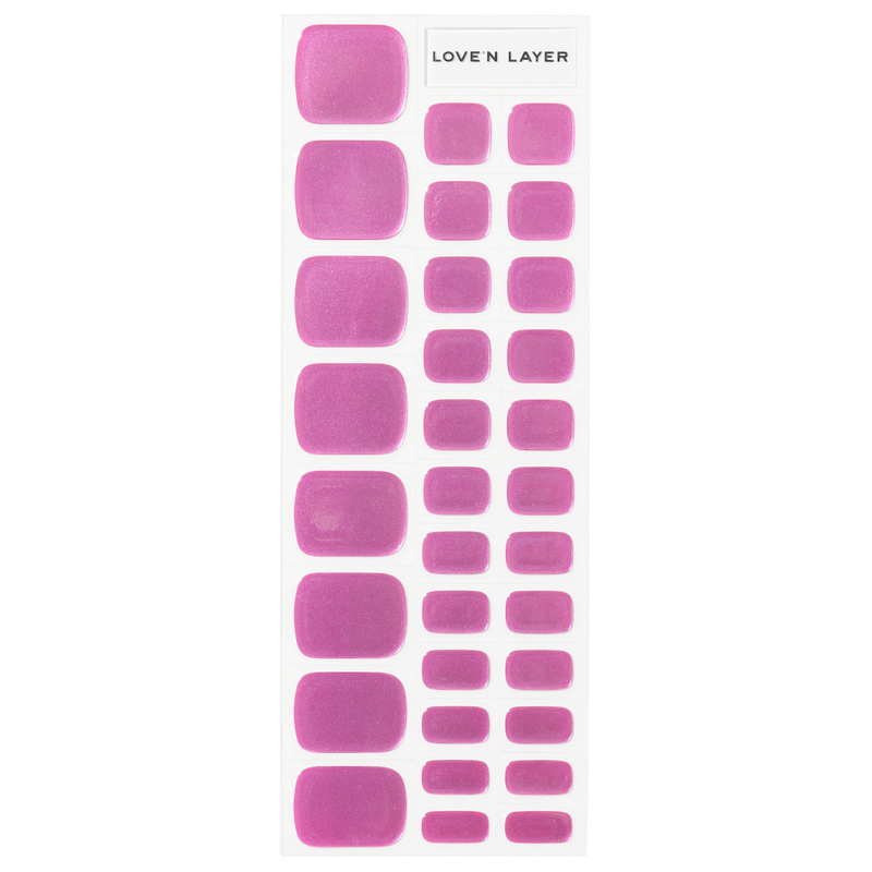 Image of Nagelfolie Metallic Toe Dahlia Purple Damen Violett 1 pezzo