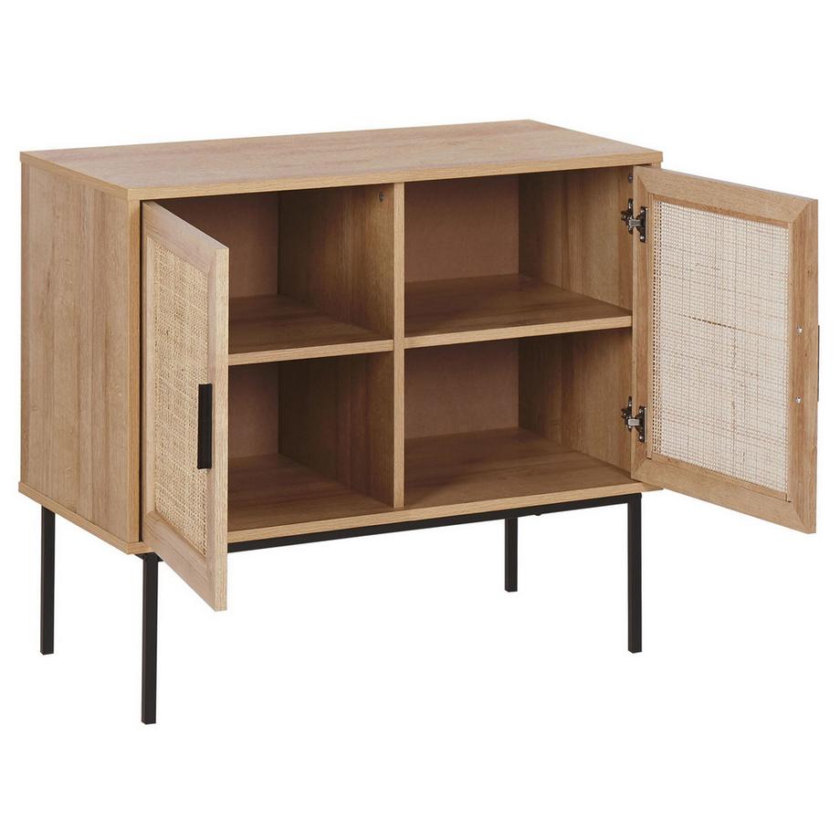 Beliani Armoire en Panneau de particules de bois Rétro PASCO  