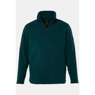 JP1880  Pullover polo per l'outdoor in pile con zip sul collo, fino alla tg. 7XL 