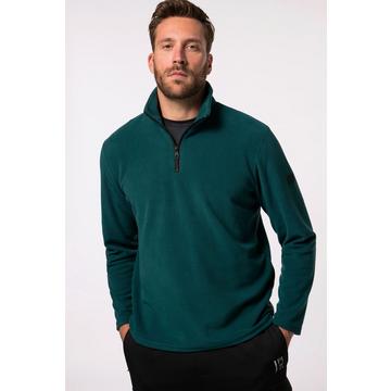 Pullover polo per l'outdoor in pile con zip sul collo, fino alla tg. 7XL