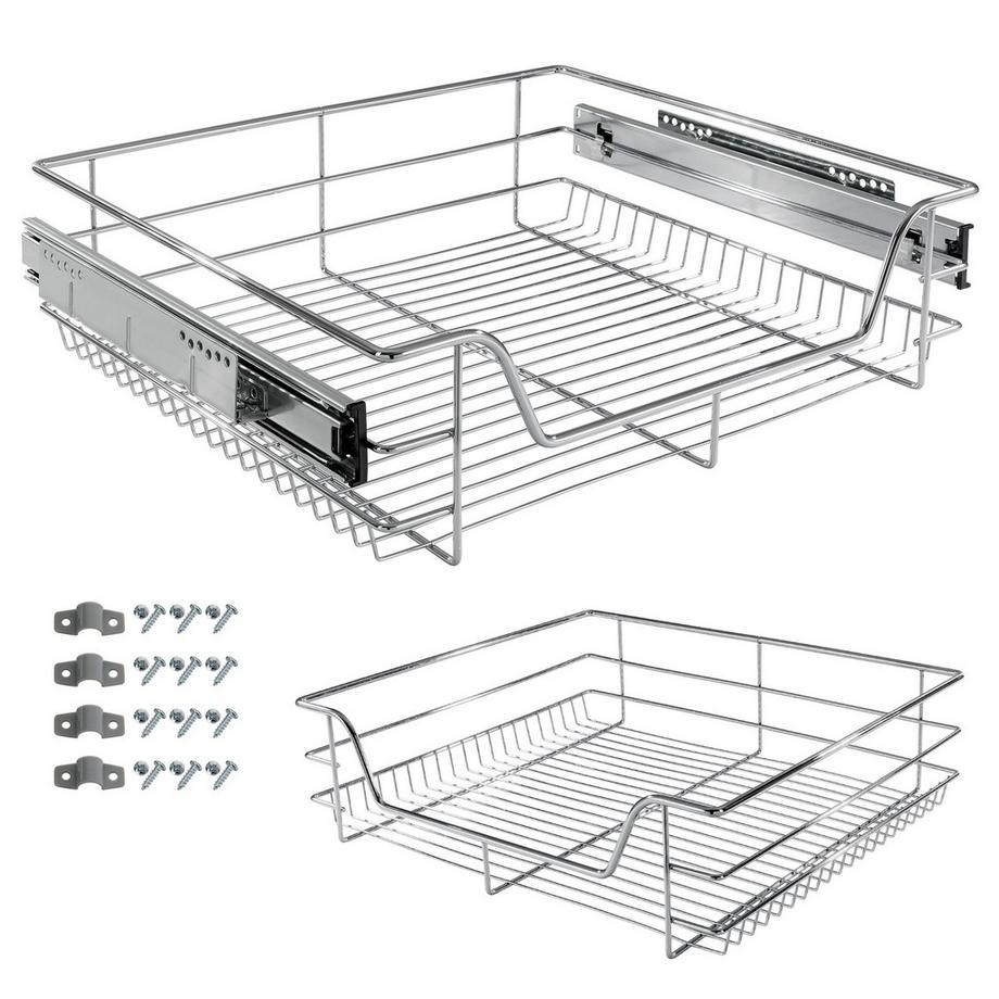 Arebos  Tiroir télescopique Tiroir de cuisine Tiroir coulissant 