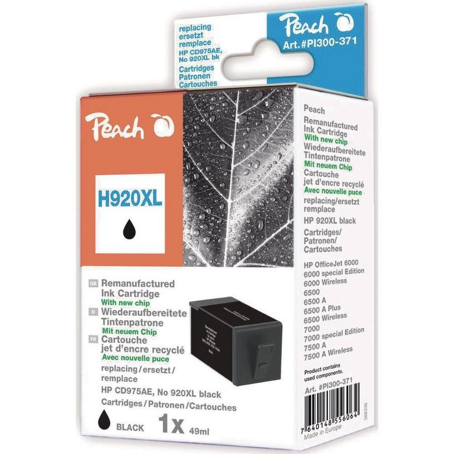 Peach  315662 cartuccia d'inchiostro 1 pz Nero 