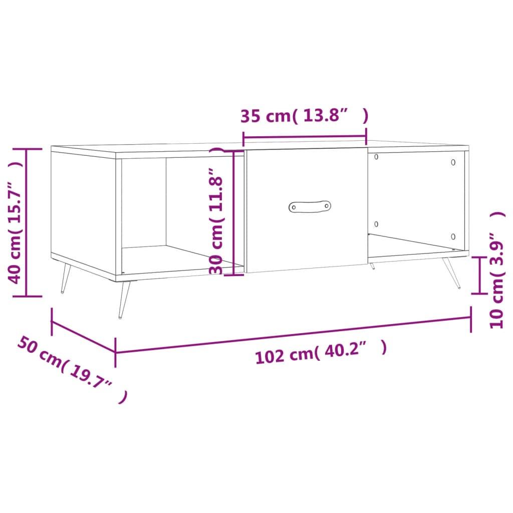 VidaXL Couchtisch holzwerkstoff  