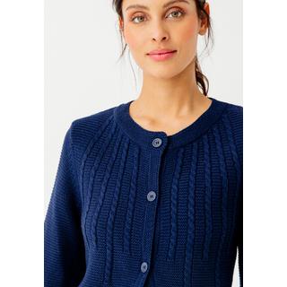 Damart  Cardigan maille fantaisie effet ottoman. 