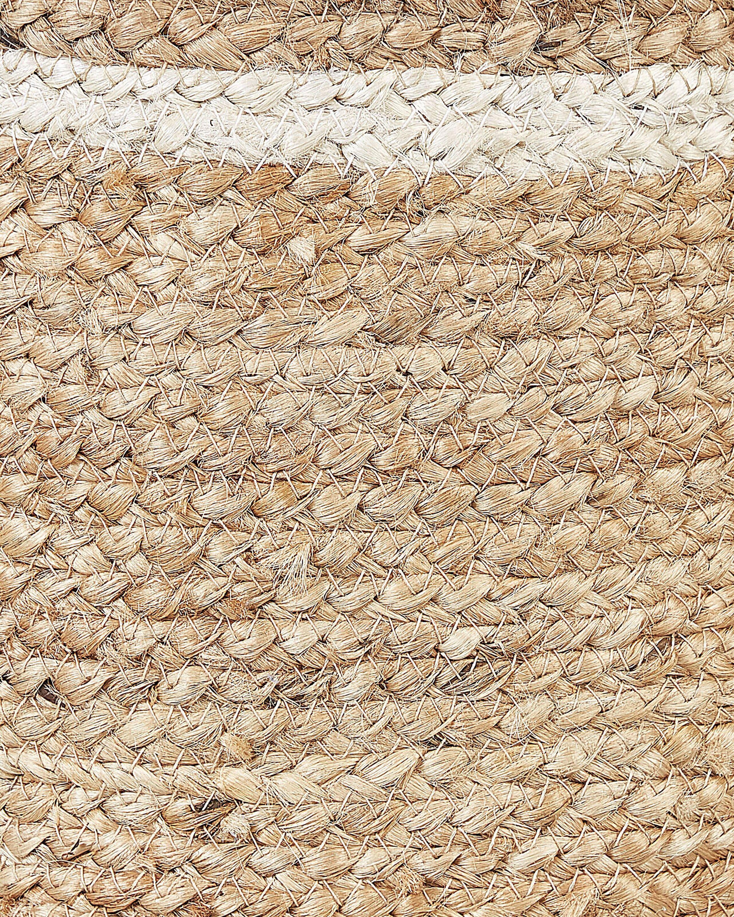 Beliani Set di 3 cestini en Iuta Boho ZHOB  