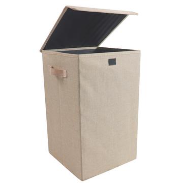 Panier à linge en tissu Coffre à linge Coffre à linge en tissu Couvercle Dreso M