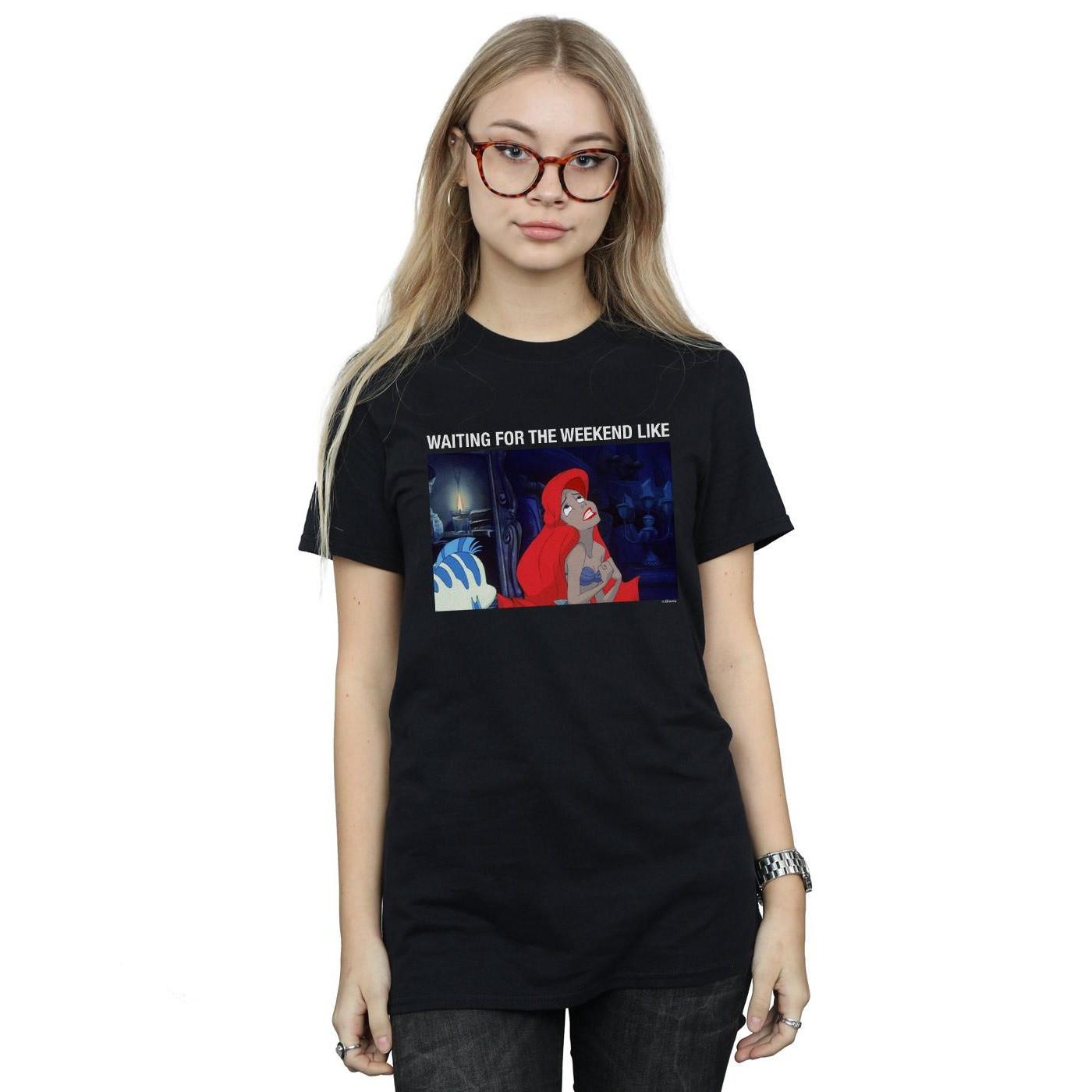 Disney  The Little Mermaid Waiting For The Weekend TShirt 