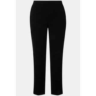 Ulla Popken  Pantalon ajusté en acétate haut de gamme, taille confortable 