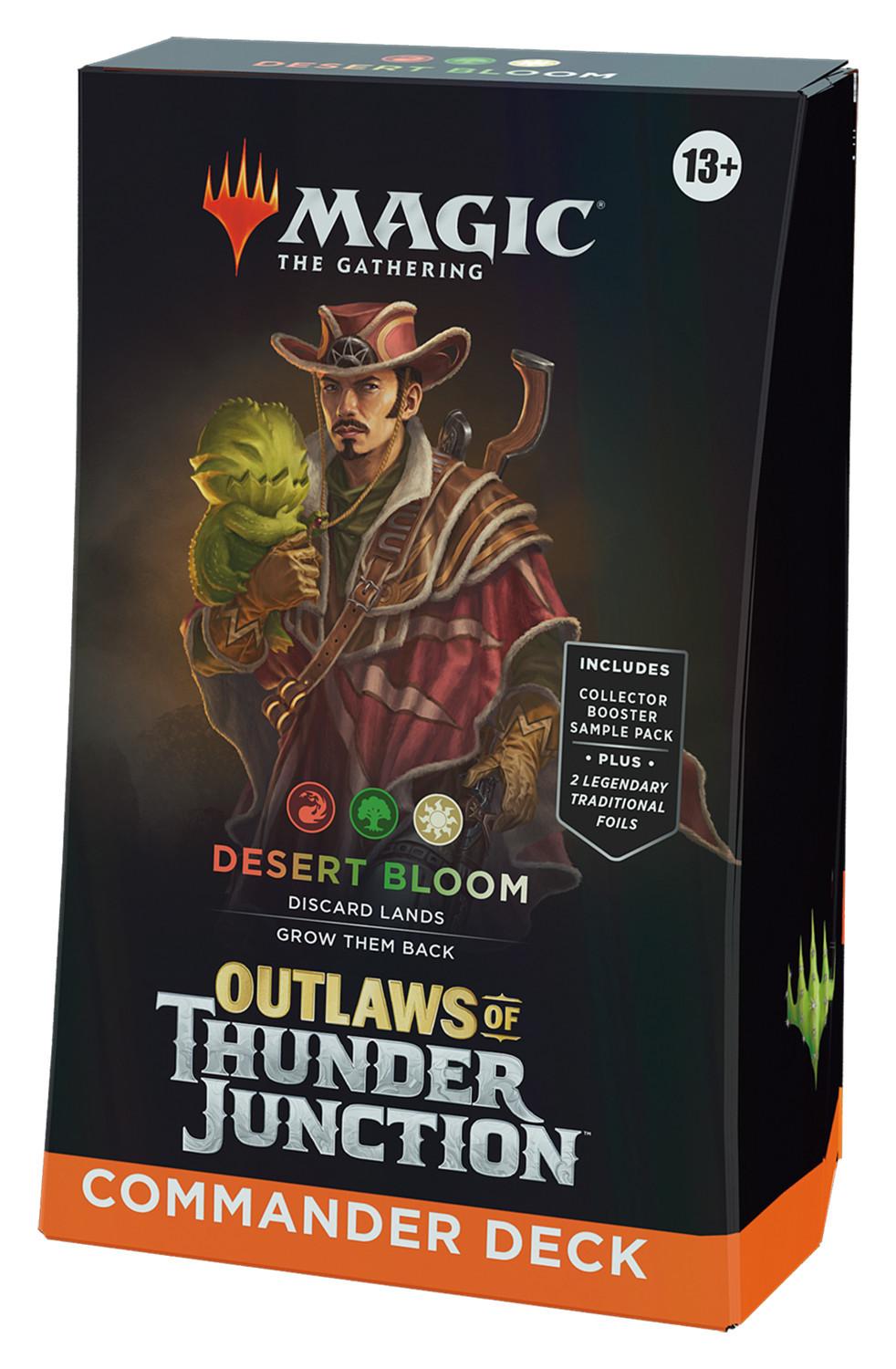 Wizards of the Coast  Outlaws of Thunder Junction Desert Bloom Commander Decks - Magic the Gathering - EN 