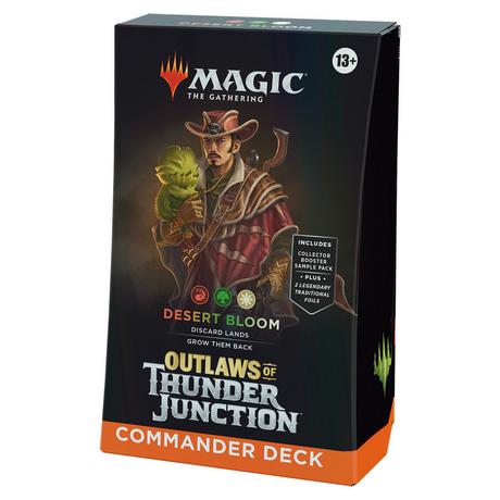 Wizards of the Coast  Outlaws of Thunder Junction Desert Bloom Commander Decks - Magic the Gathering - EN 