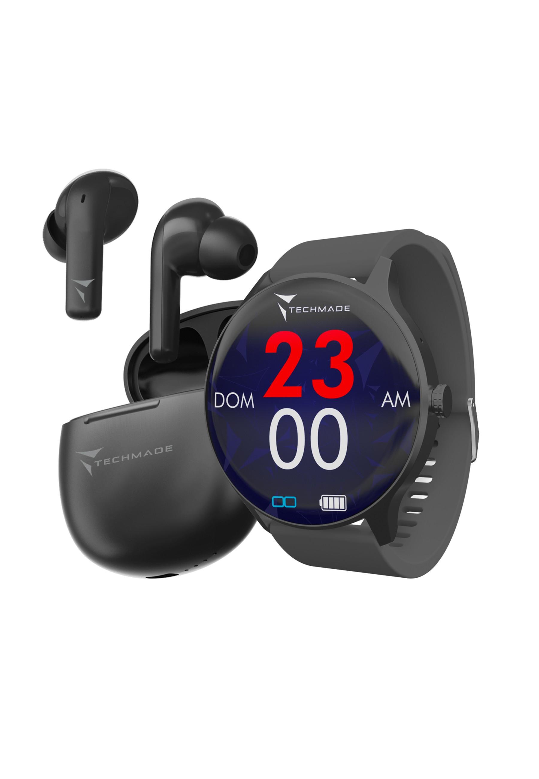 Image of Smart Watch Dynamic Dark Grey Bundle Unisex Schwarz ONE SIZE