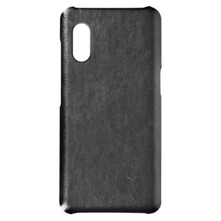 Avizar  Coque Galaxy Xcover Pro effet Cuir Noir 