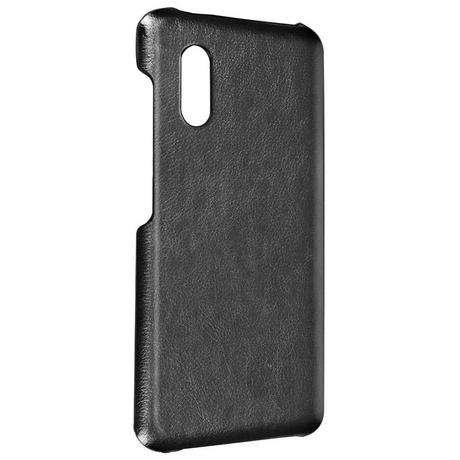 Avizar  Coque Galaxy Xcover Pro effet Cuir Noir 