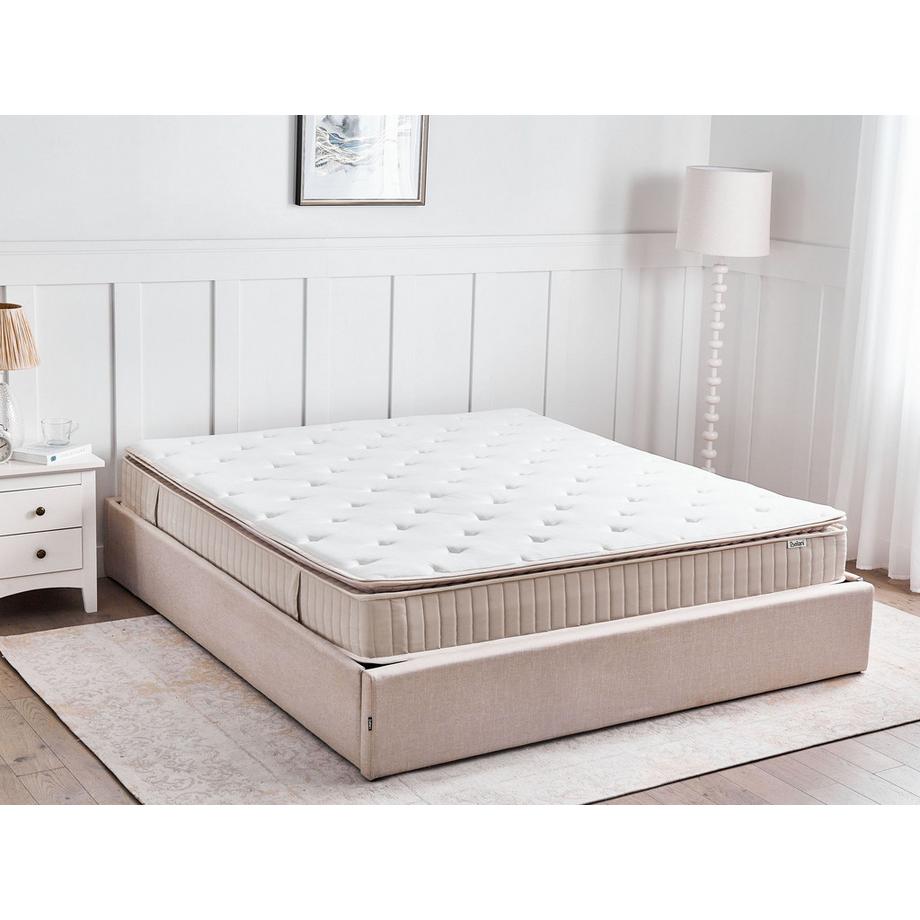 Beliani Matelas à ressorts ensachés en latex en Ressorts ensachés  DAYDREAM  