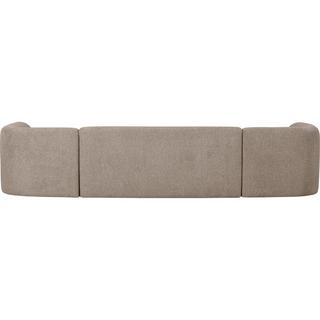 mutoni Sofa Sloping U-förmig Chenille natur meliert 339x225  