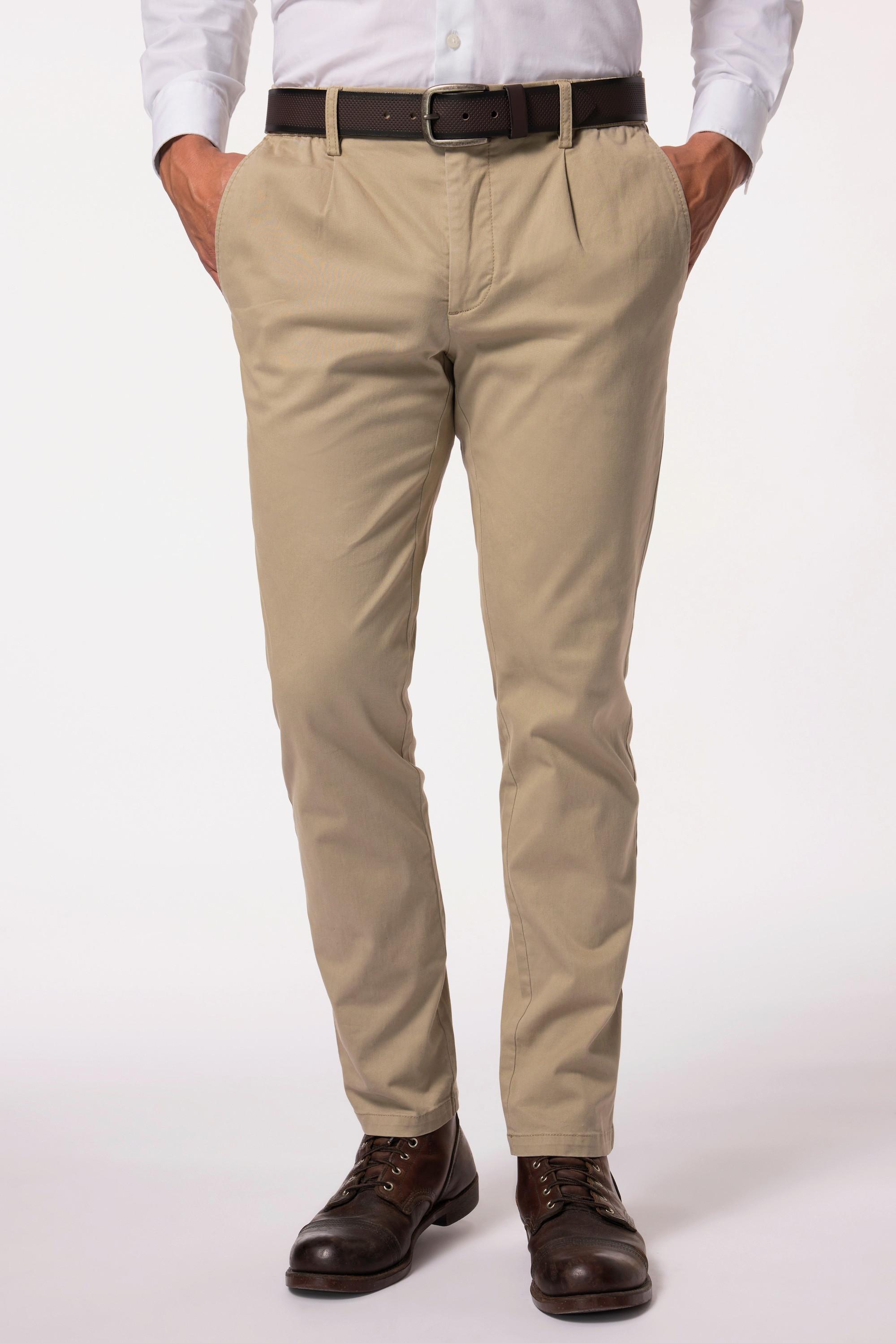 JP1880  Chino FLEXNAMIC®, elastischer Bund, Bundfalte, Modern Straight Fit 