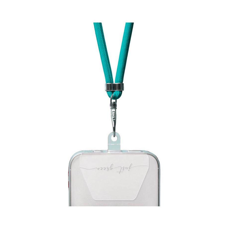 Just green  Universell abnehmbarer Schultergurt Just green recycelbar Blue Green Lagoon 