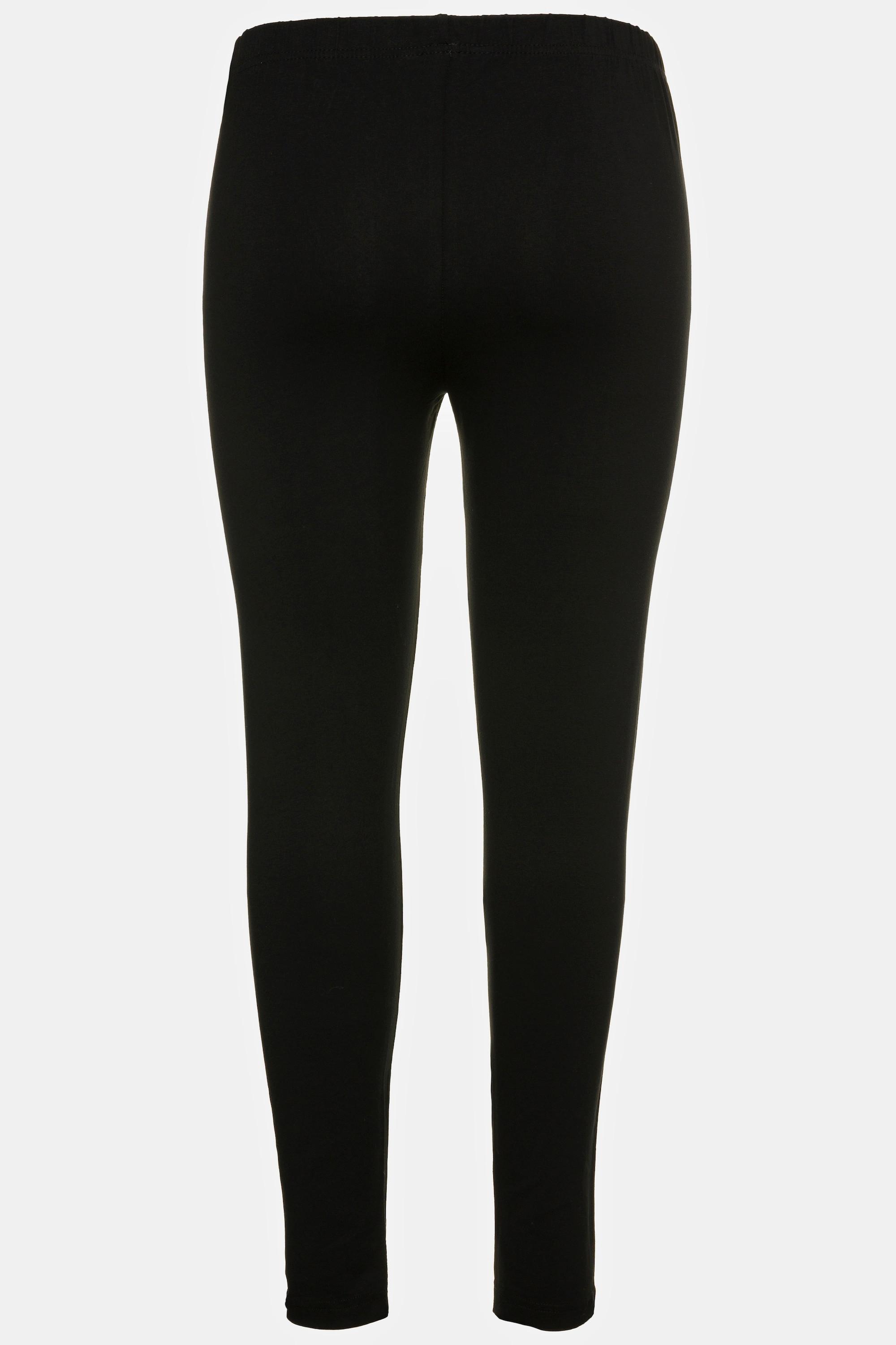 Ulla Popken  Leggings di cotone con cintura completamente elastica 