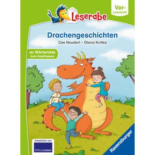 Drachengeschichten - Leserabe ab Vorschule - Erstlesebuch für Kinder ab 5 Jahren Neudert, Cee; Kvitka, Olena (Illustrationen) Gebundene Ausgabe 