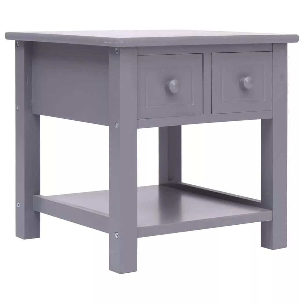 VidaXL - tavolino Legno, One Size, Grigio