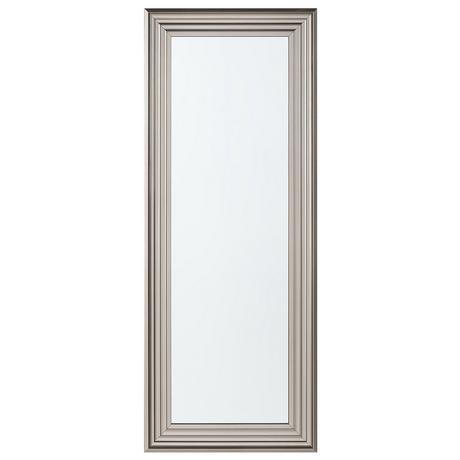 Beliani Miroir en Matière synthétique Moderne CHATAIN  