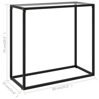 VidaXL Table console verre  