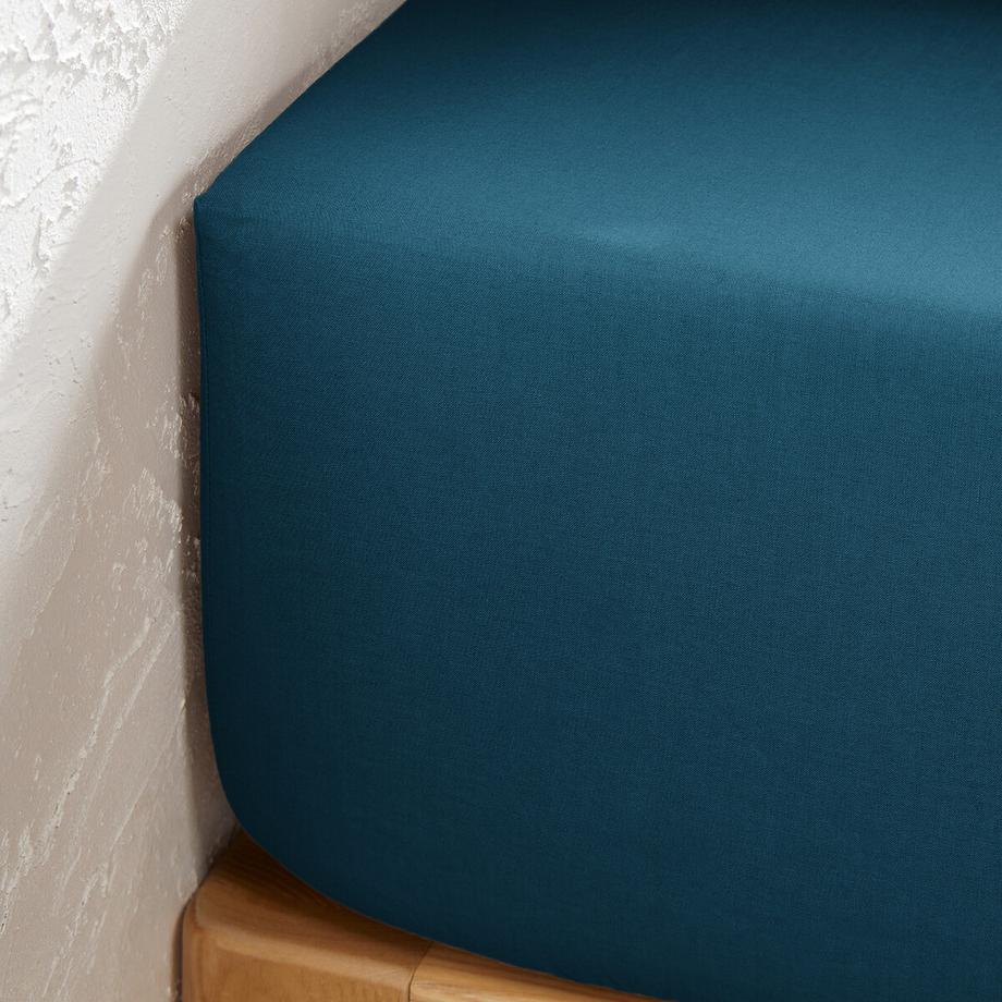 La Redoute Intérieurs Scenario Drap Housse Uni pour Matelas Hauts  