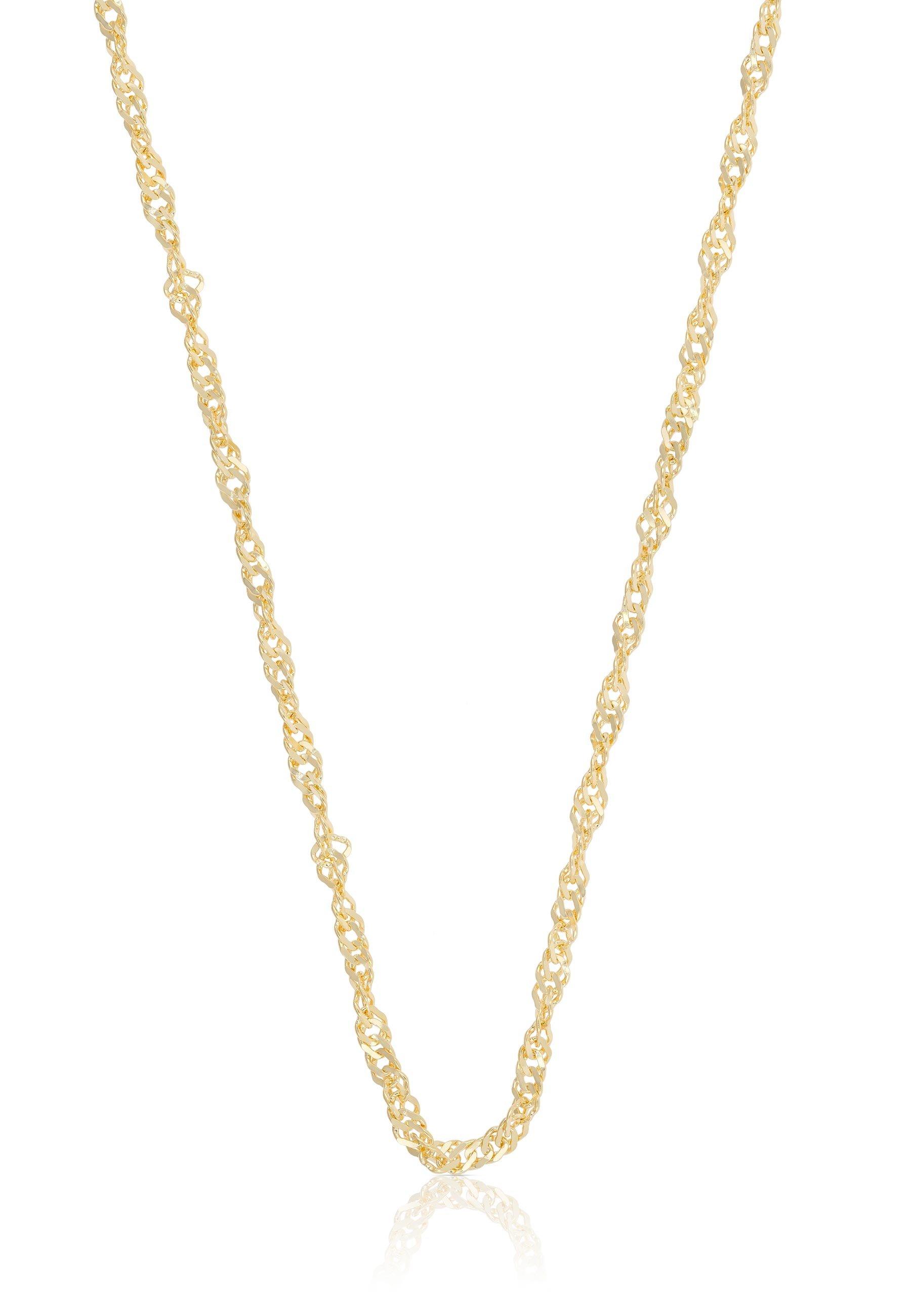 MUAU Schmuck  Collier Singapur Gelbgold 750, 2.4mm, 45cm 