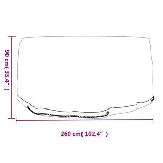 VidaXL Gartenmöbel abdeckung polyethylen  