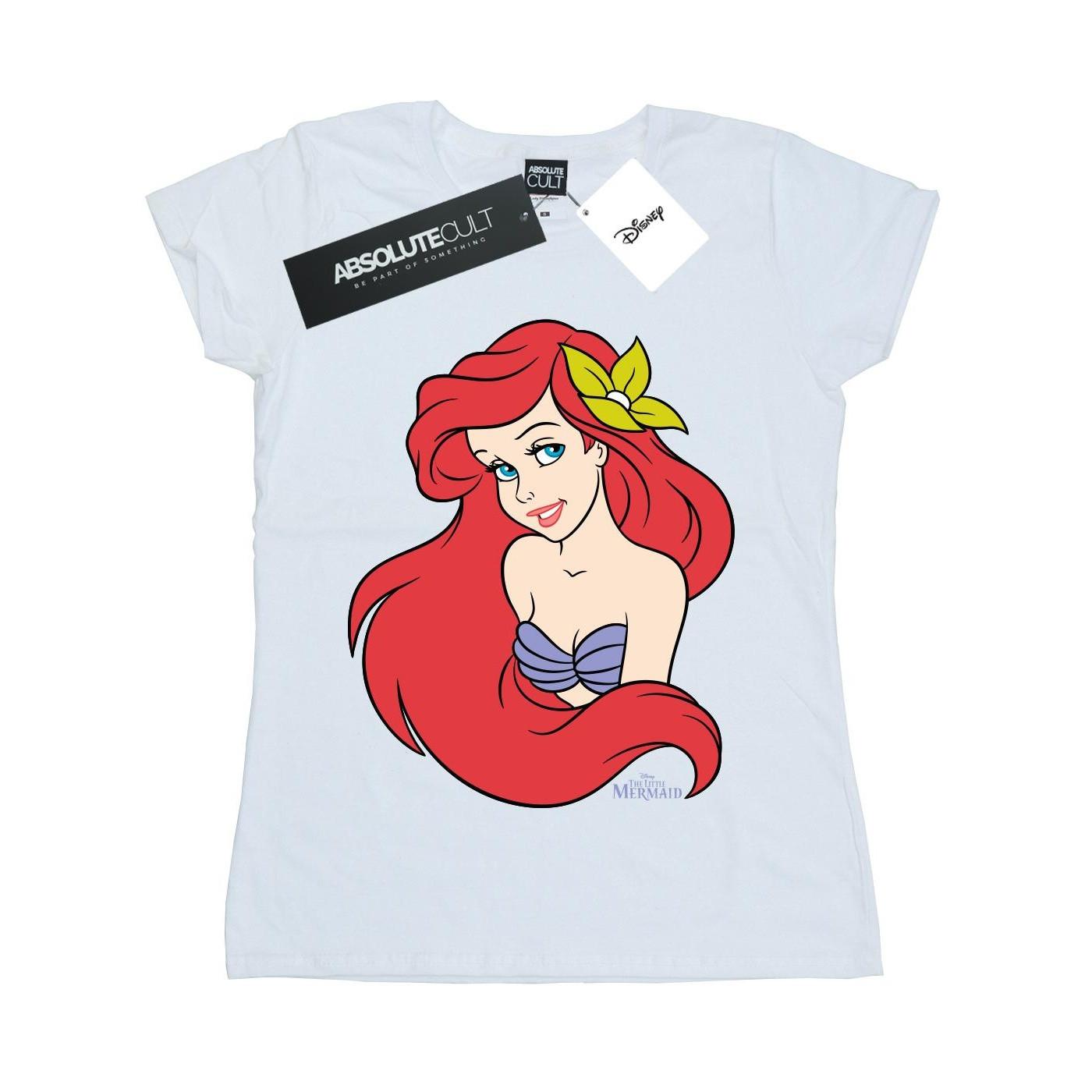 Image of The Little Mermaid Close Up Tshirt Damen Weiss L